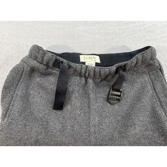 Vintage J.Crew Women Sweatpants Black Polyester Rayon Built in Belt Pockets XS - Picture 4 of 11